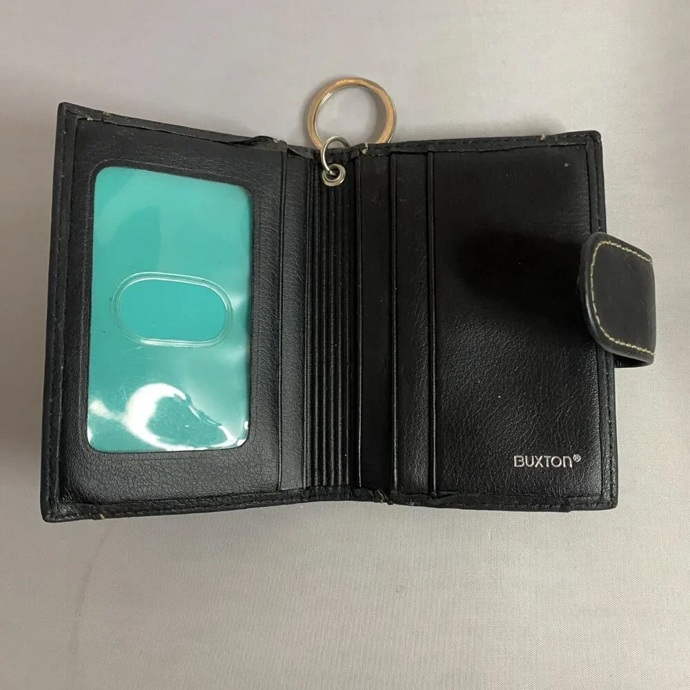 #7955 WILSON AND BUXTON Black Leather Wallets